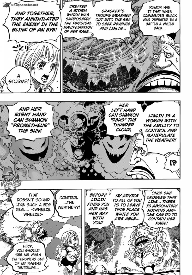 One Piece Manga Chapter 843 page 8 - Vinsmoke Sanji