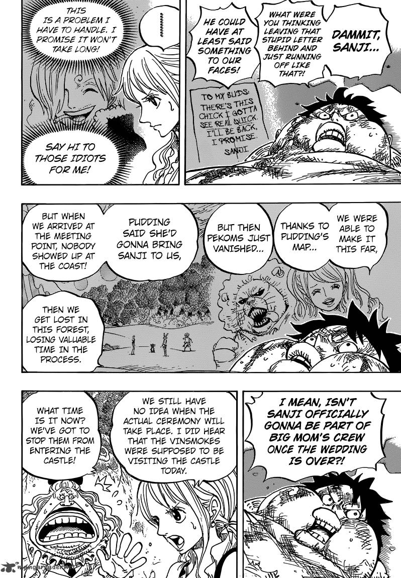 One Piece Manga Chapter 843 page 9 - Vinsmoke Sanji
