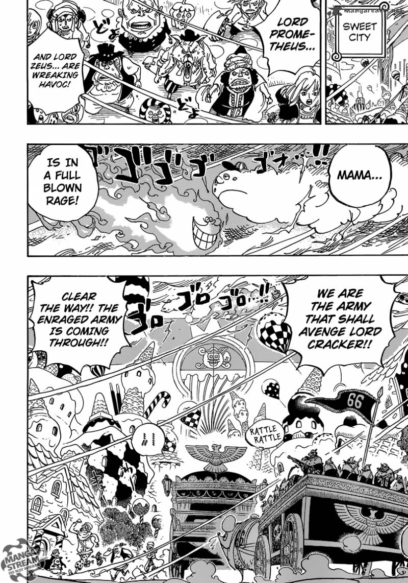 One Piece Manga Chapter 845 page 4 - Forces of Rage