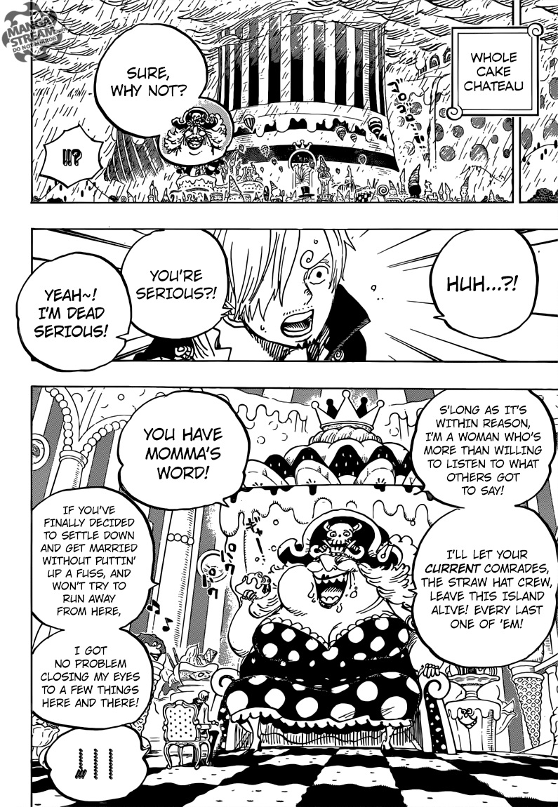One Piece Manga Chapter 846 page 10 - Tamago Security
