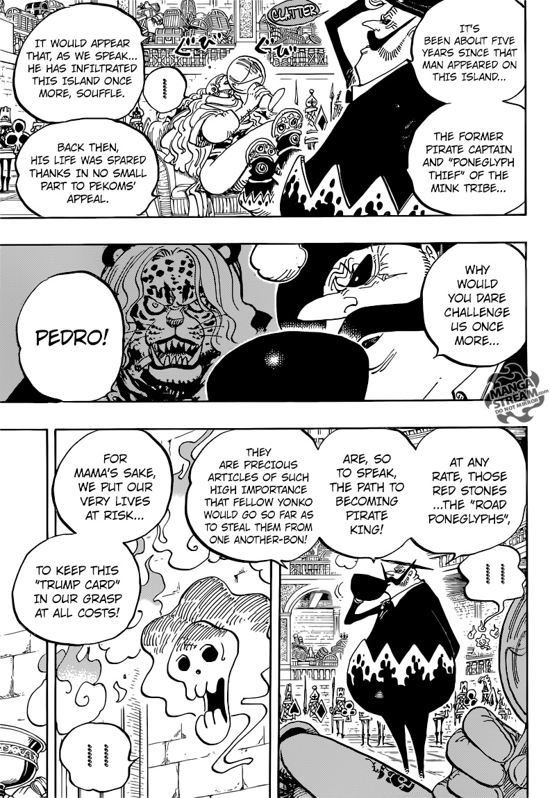 One Piece Manga Chapter 846 page 14 - Tamago Security