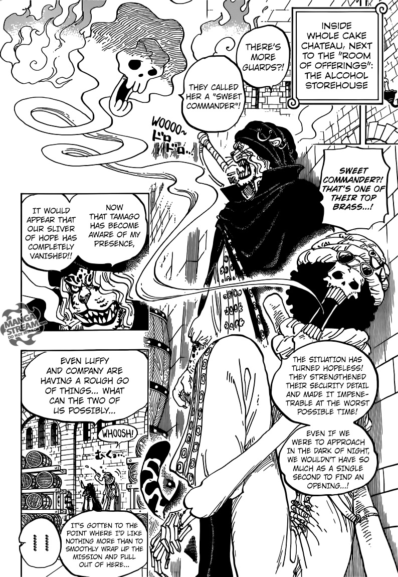 One Piece Manga Chapter 846 page 15 - Tamago Security