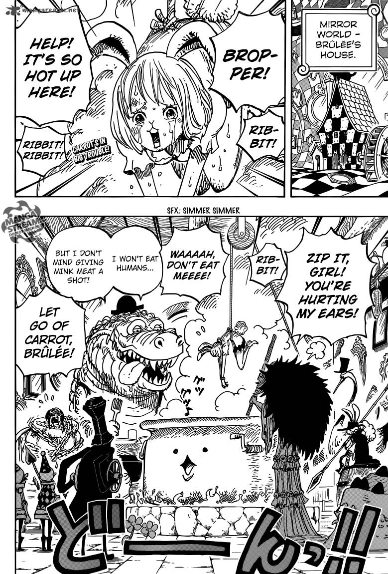 One Piece Manga Chapter 847 page 2 - Luffy and Big Mom