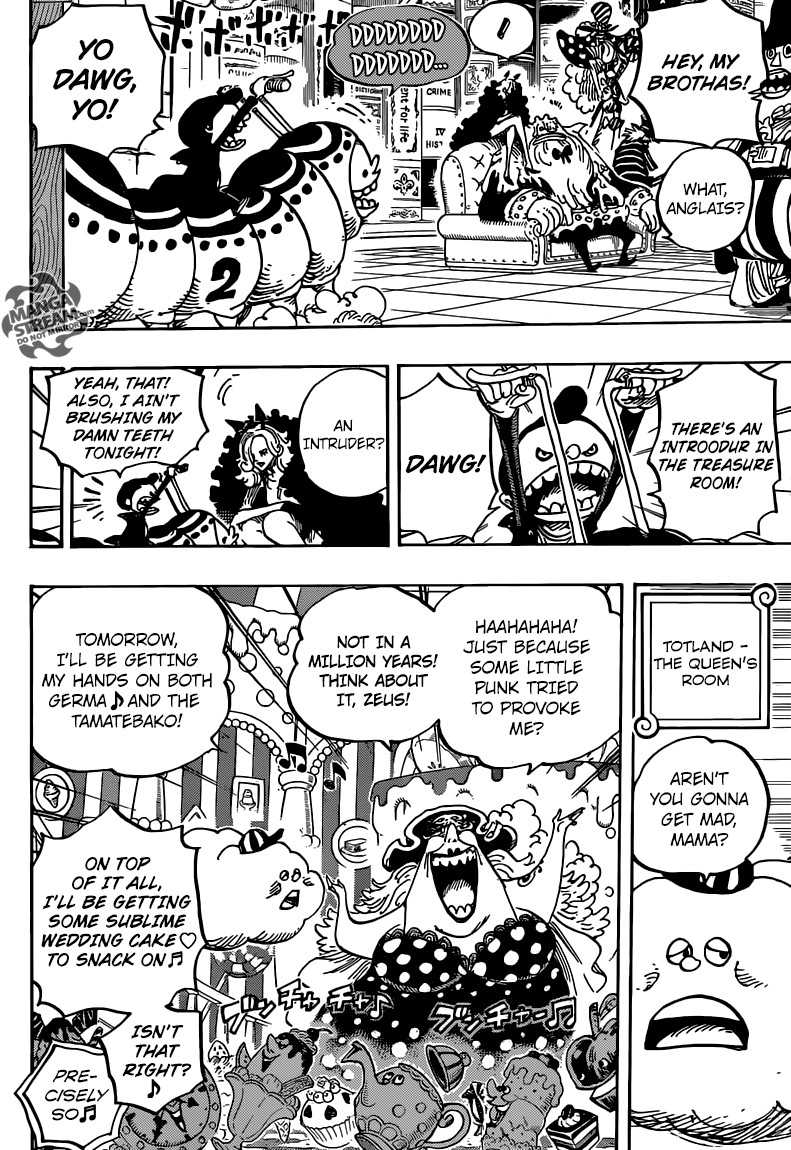 One Piece Manga Chapter 848 page 4 - Goodbye