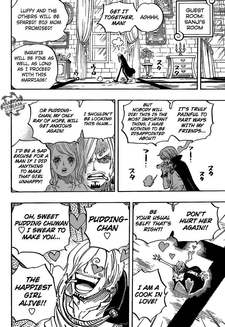 One Piece Manga Chapter 848 page 6 - Goodbye