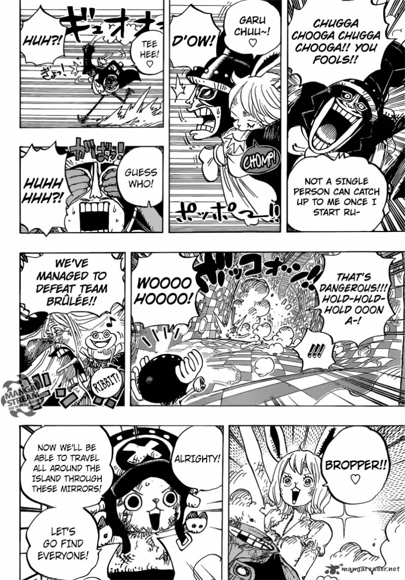 One Piece Manga Chapter 849 page 11 - Choniki in the Land of Mirrors