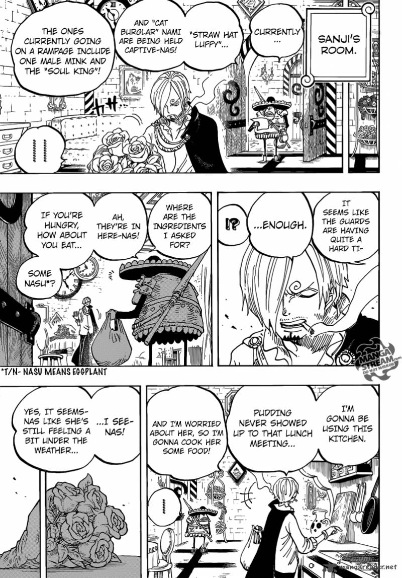 One Piece Manga Chapter 849 page 12 - Choniki in the Land of Mirrors