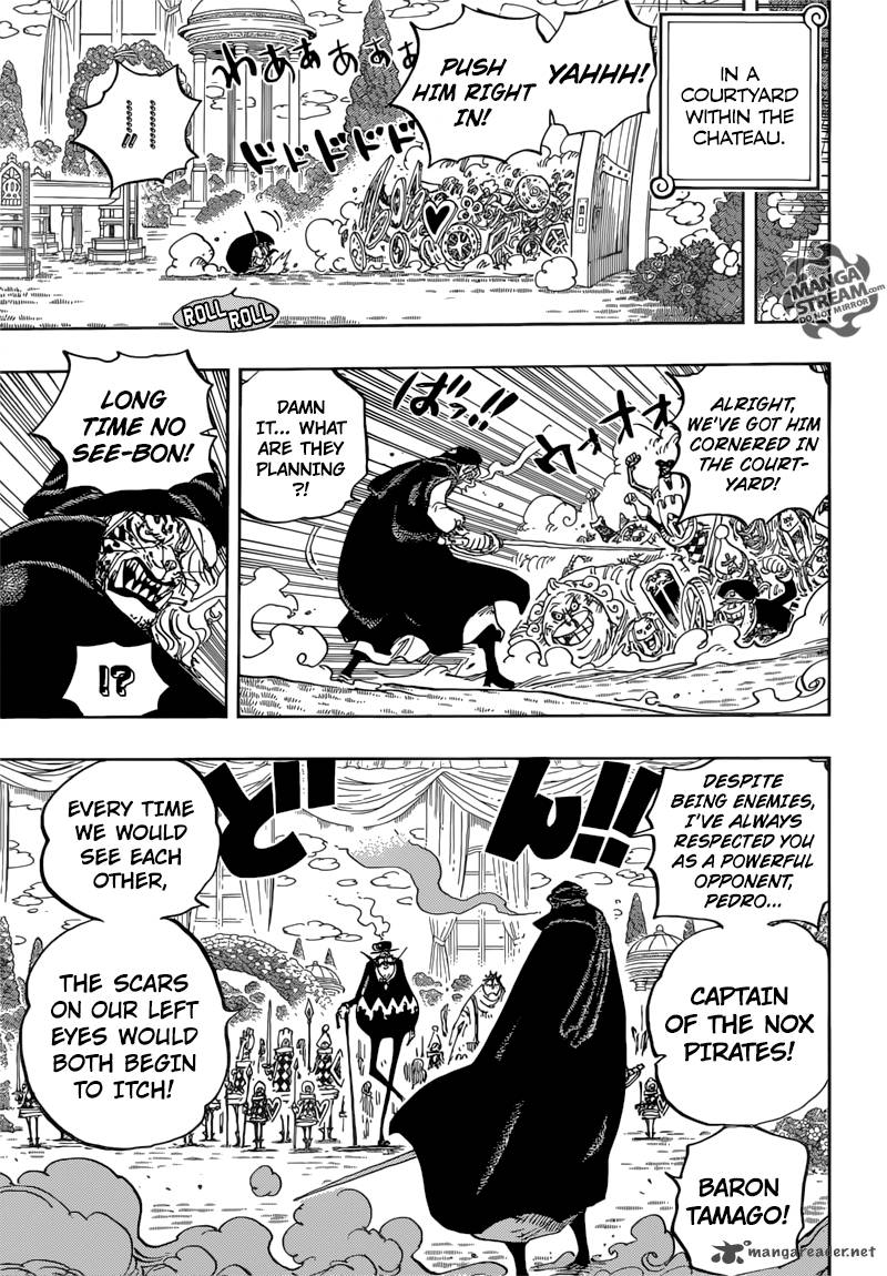 One Piece Manga Chapter 849 page 16 - Choniki in the Land of Mirrors