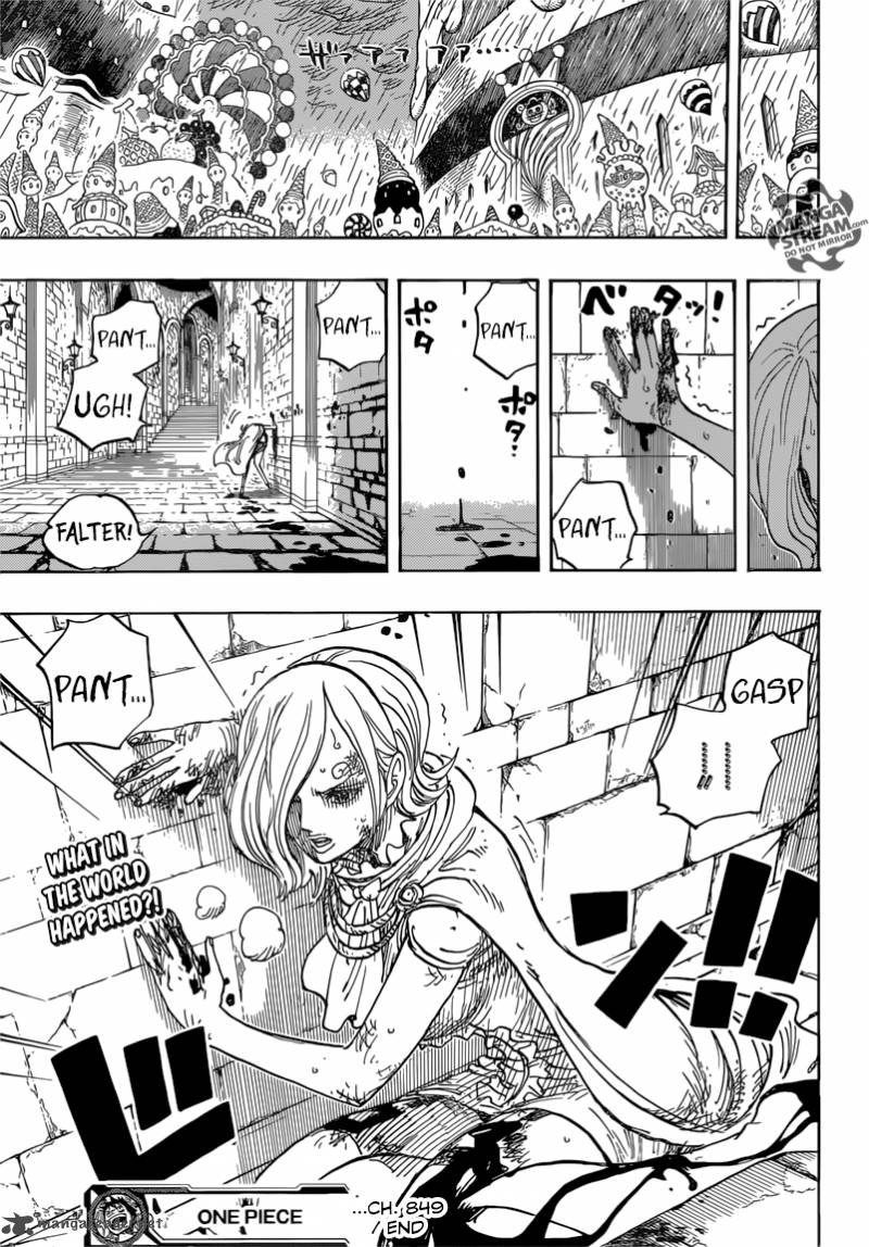 One Piece Manga Chapter 849 page 18 - Choniki in the Land of Mirrors