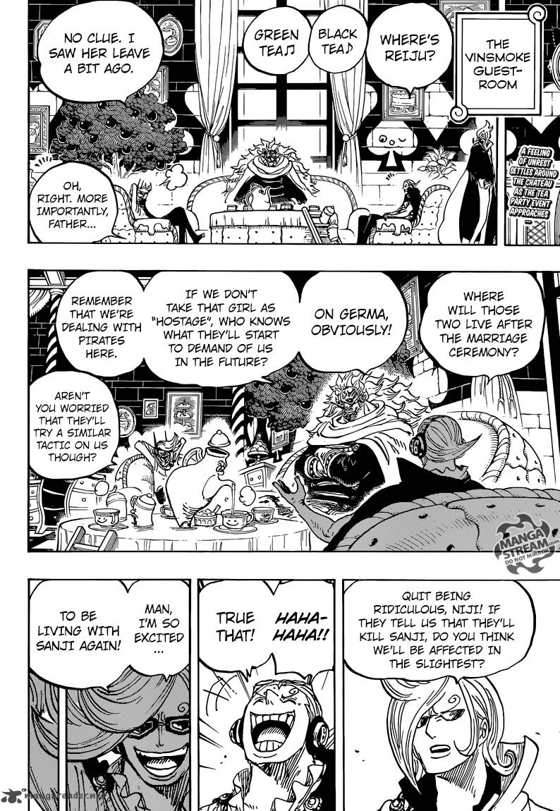 One Piece Manga Chapter 849 page 3 - Choniki in the Land of Mirrors