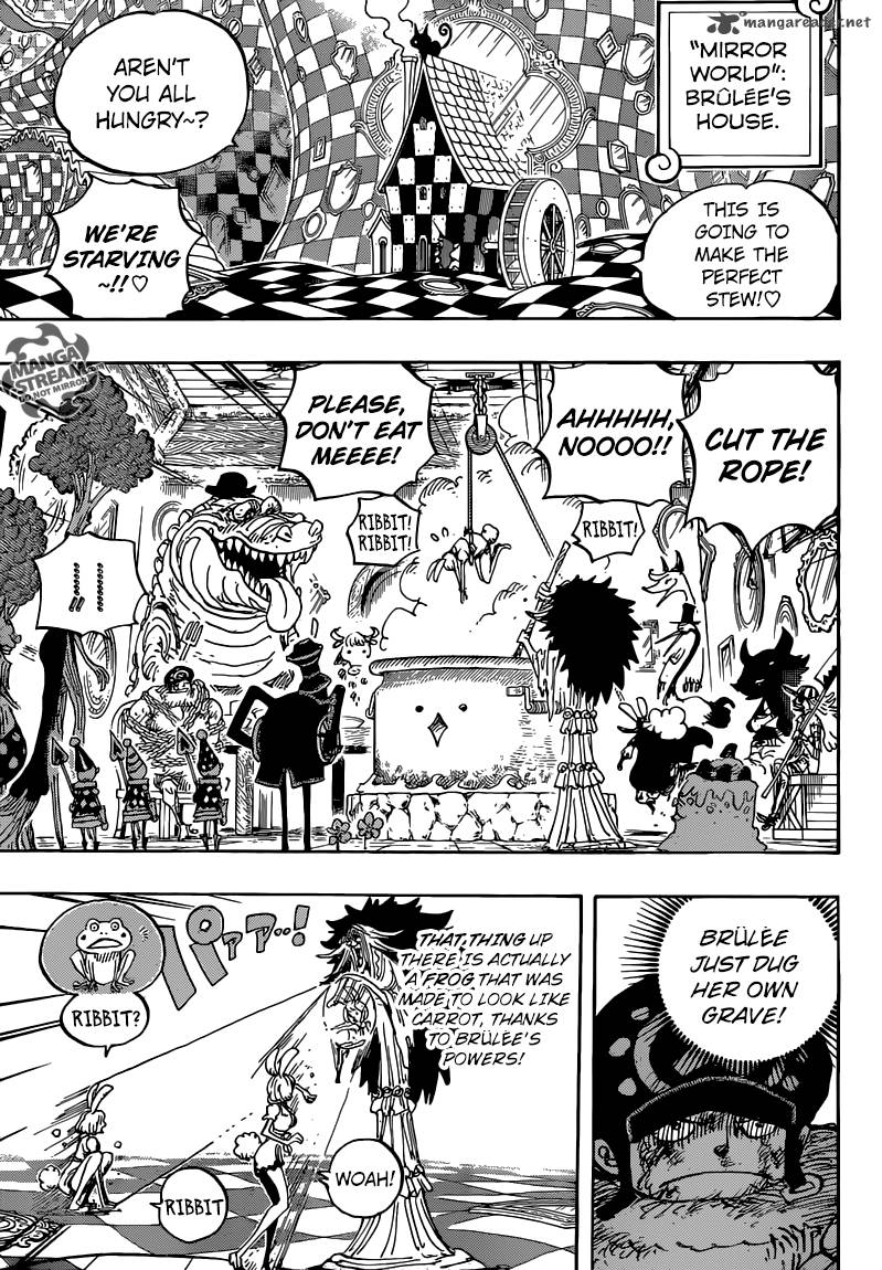 One Piece Manga Chapter 849 page 4 - Choniki in the Land of Mirrors