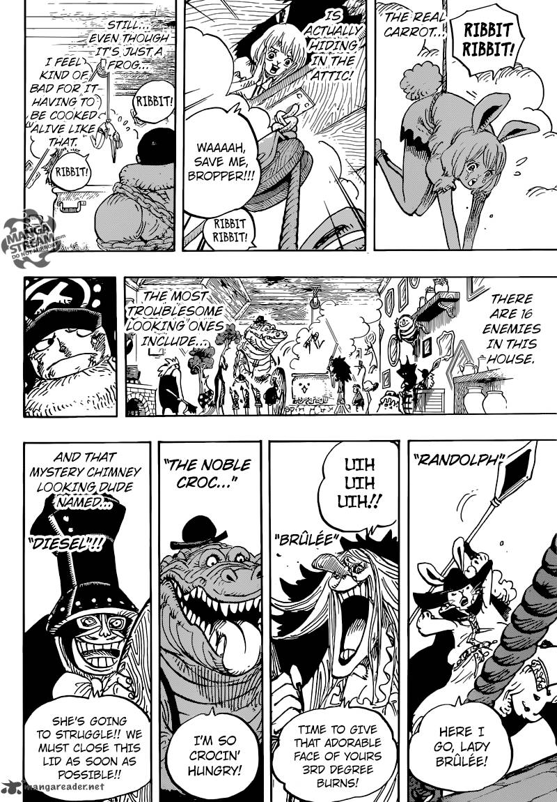 One Piece Manga Chapter 849 page 5 - Choniki in the Land of Mirrors