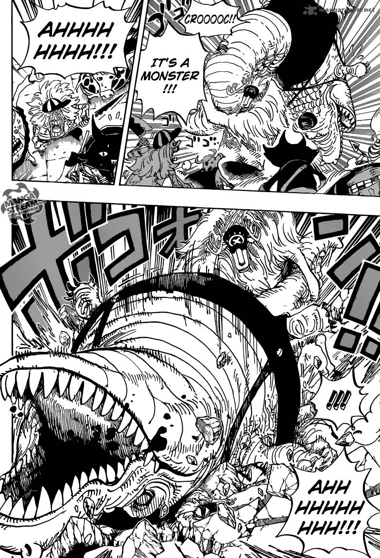One Piece Manga Chapter 849 page 9 - Choniki in the Land of Mirrors