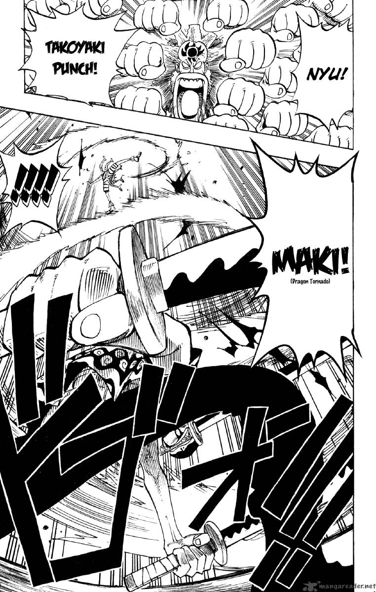 One Piece Manga Chapter 85 page 17 - Three Sword Style vs. Six Sword Style