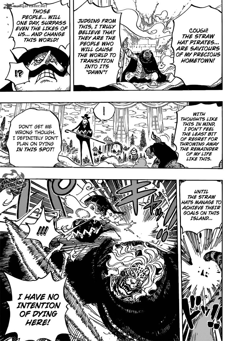 One Piece Manga Chapter 850 page 12 - A Ray of Light