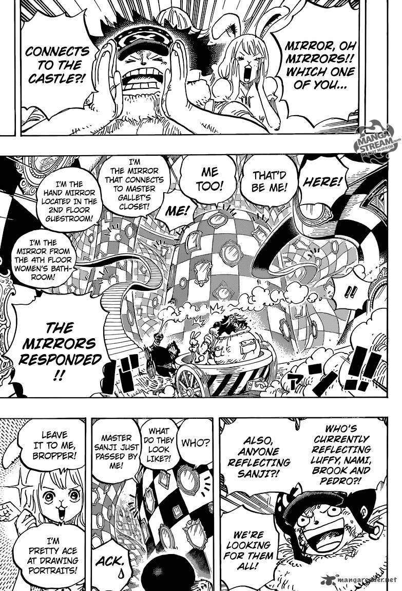 One Piece Manga Chapter 851 page 10 - Moist Cigarette