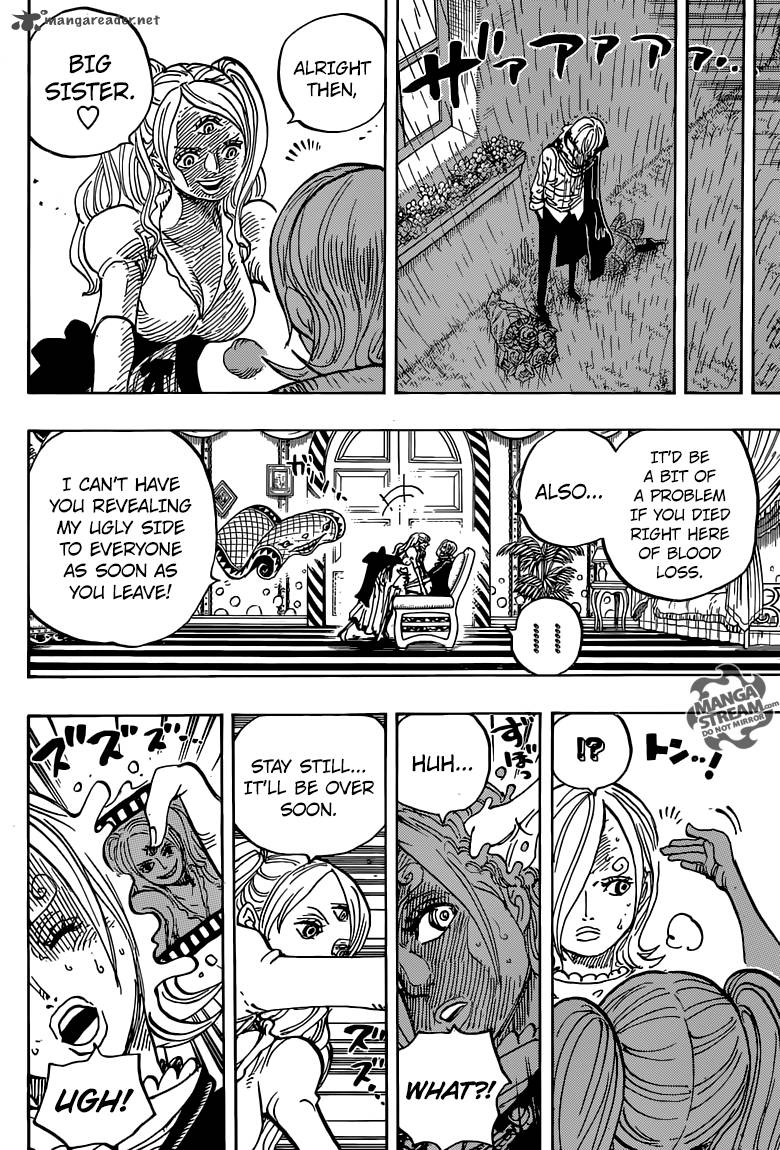 One Piece Manga Chapter 851 page 11 - Moist Cigarette