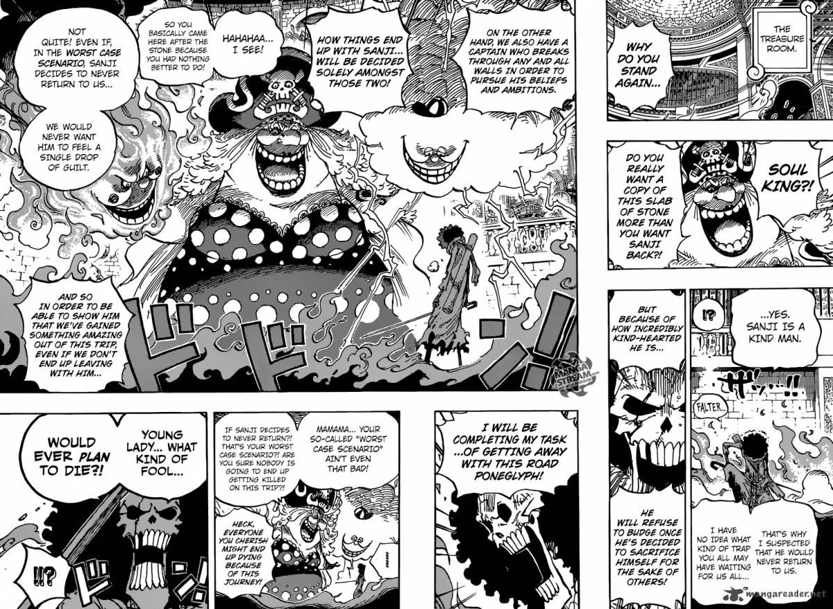One Piece Manga Chapter 851 page 8 - Moist Cigarette