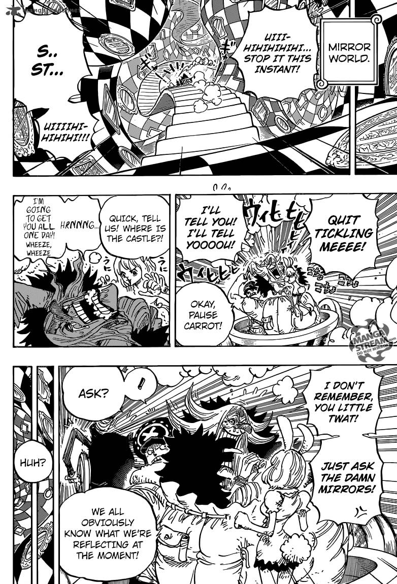 One Piece Manga Chapter 851 page 9 - Moist Cigarette