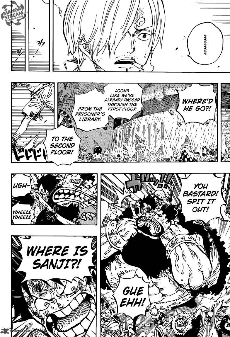 One Piece Manga Chapter 852 page 14 - Germa's Failure