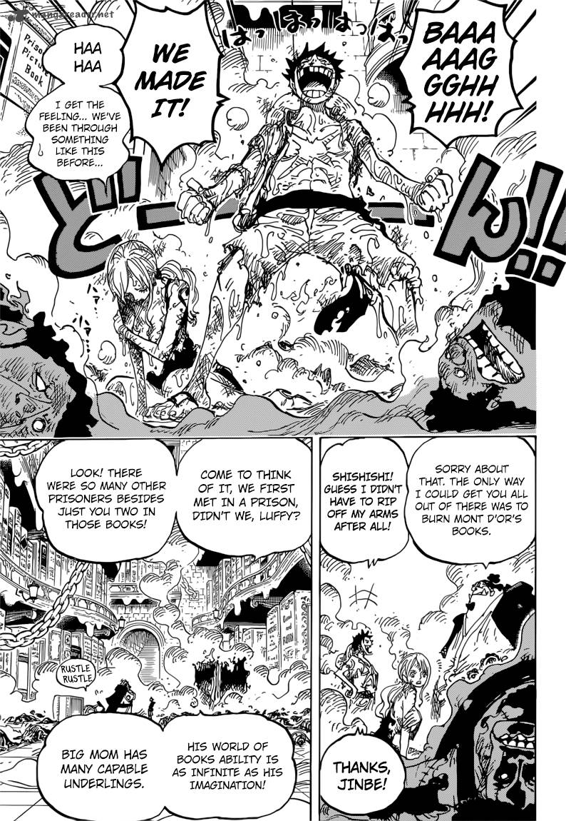 One Piece Manga Chapter 852 page 5 - Germa's Failure