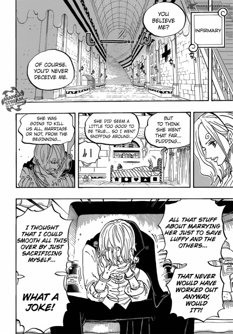 One Piece Manga Chapter 852 page 8 - Germa's Failure