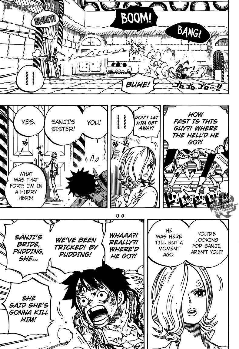 One Piece Manga Chapter 853 page 11 - Not Here