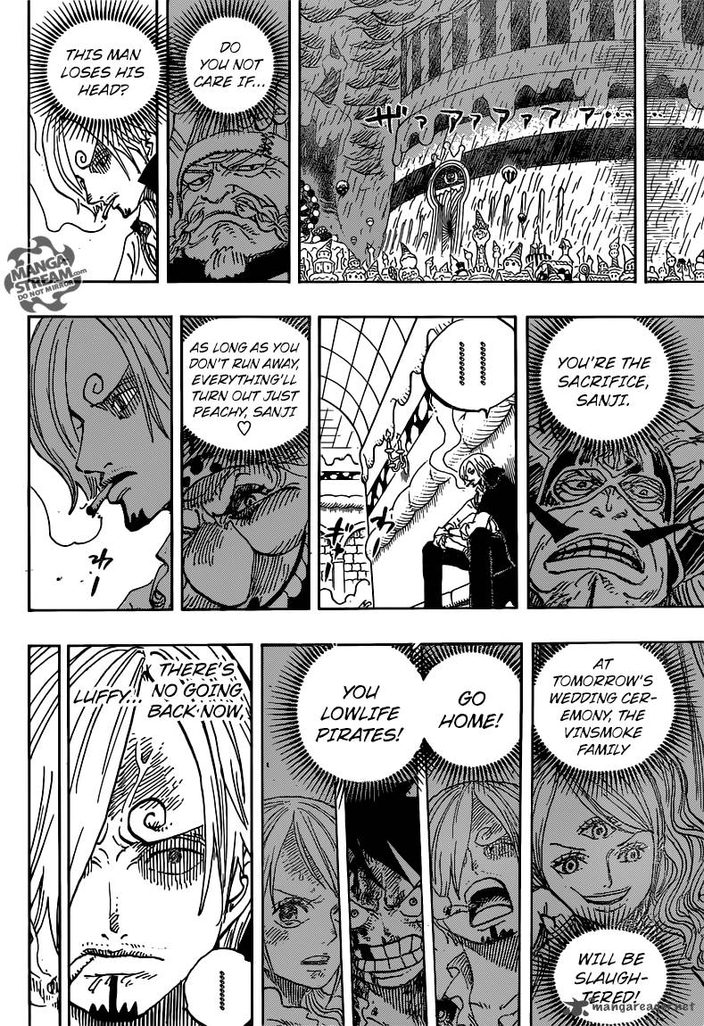 One Piece Manga Chapter 853 page 14 - Not Here