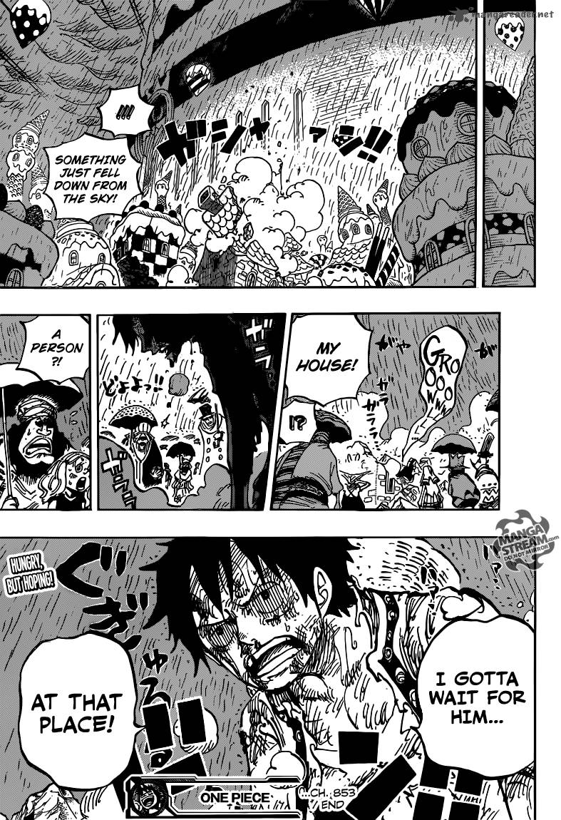 One Piece Manga Chapter 853 page 15 - Not Here