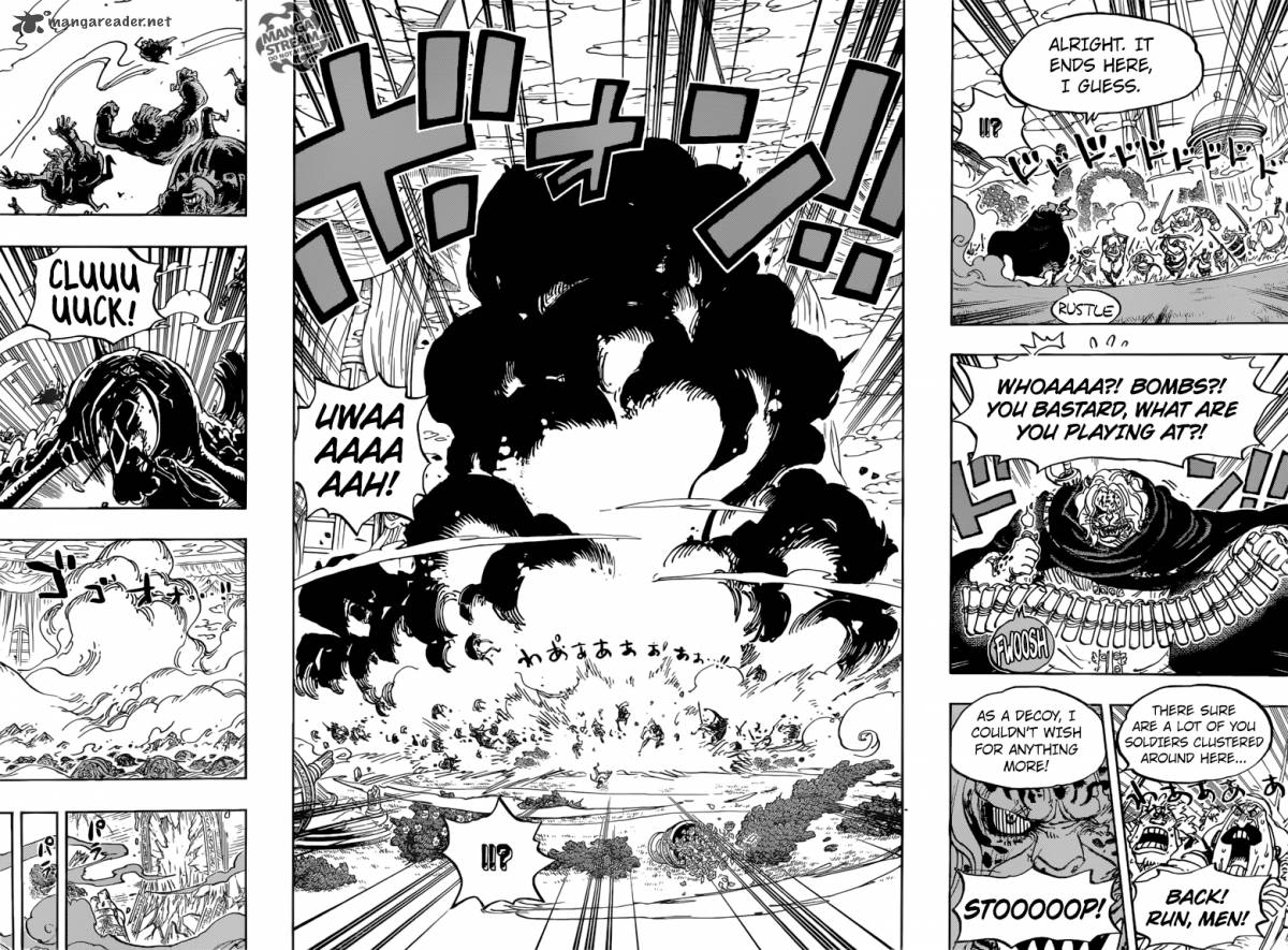 One Piece Manga Chapter 853 page 7 - Not Here