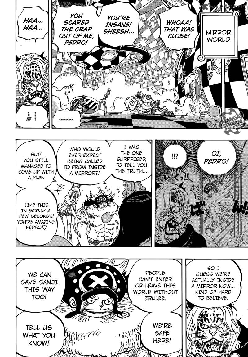 One Piece Manga Chapter 853 page 8 - Not Here