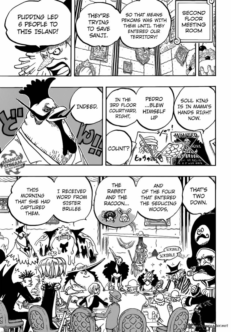 One Piece Manga Chapter 854 page 11 - What Are You Doing?