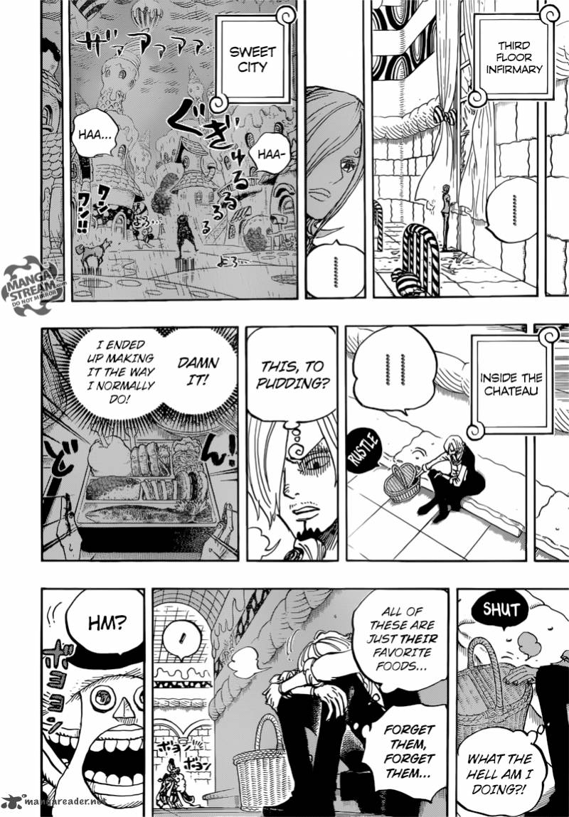 One Piece Manga Chapter 854 page 14 - What Are You Doing?