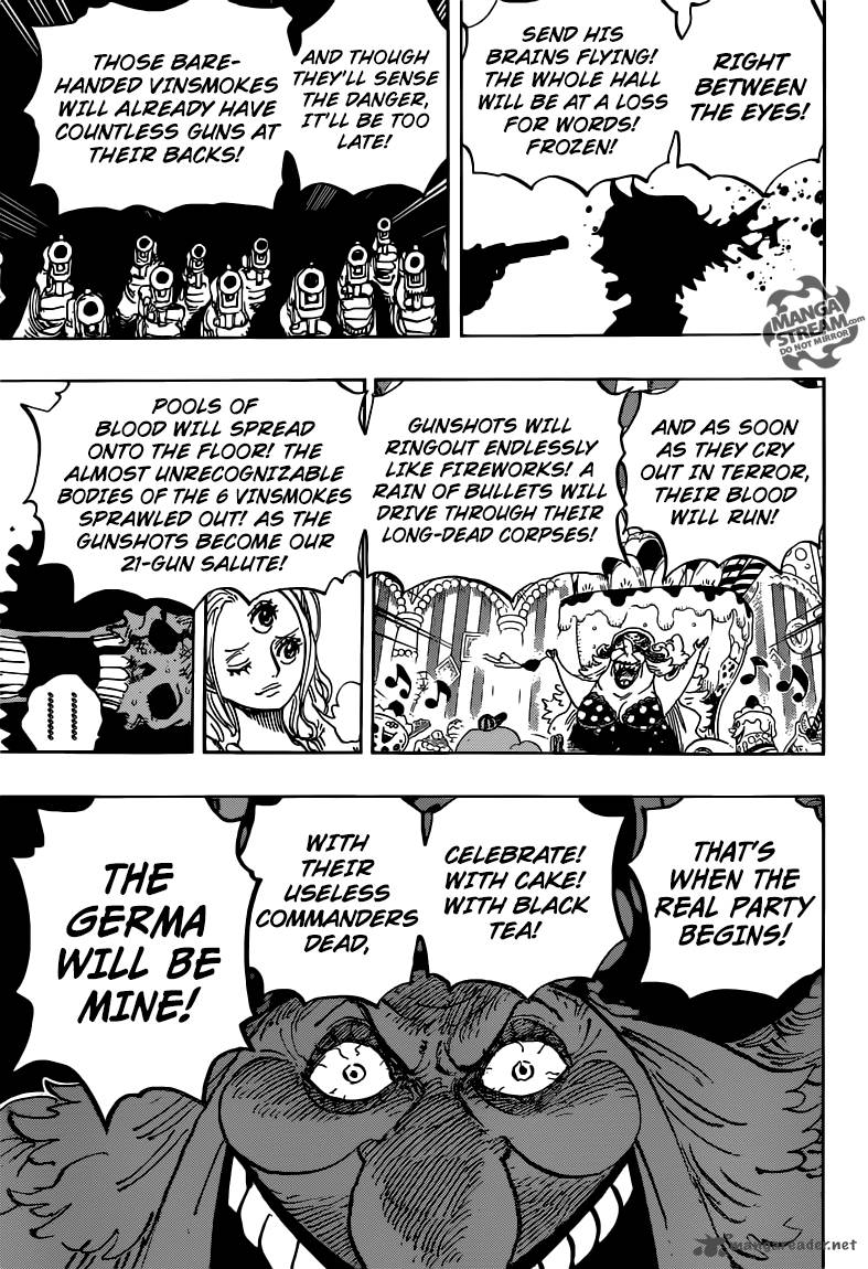 One Piece Manga Chapter 854 page 9 - What Are You Doing?
