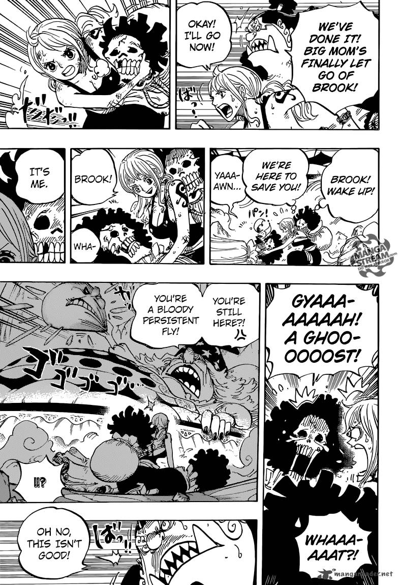 One Piece Manga Chapter 855 page 10 - Gugyurururu!!!