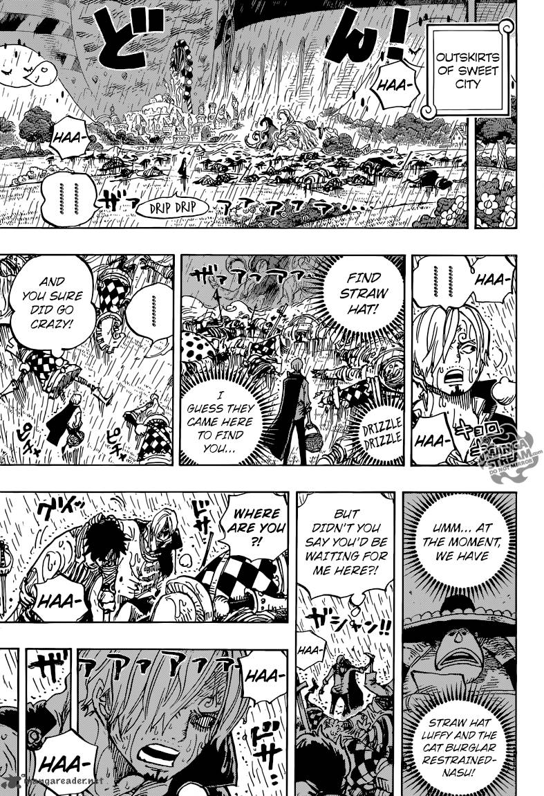 One Piece Manga Chapter 855 page 12 - Gugyurururu!!!