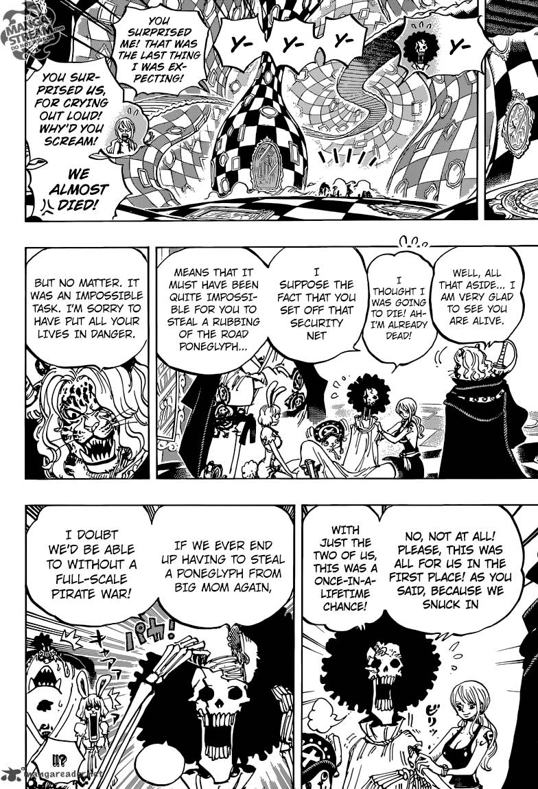 One Piece Manga Chapter 855 page 13 - Gugyurururu!!!