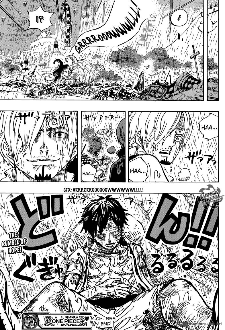 One Piece Manga Chapter 855 page 16 - Gugyurururu!!!