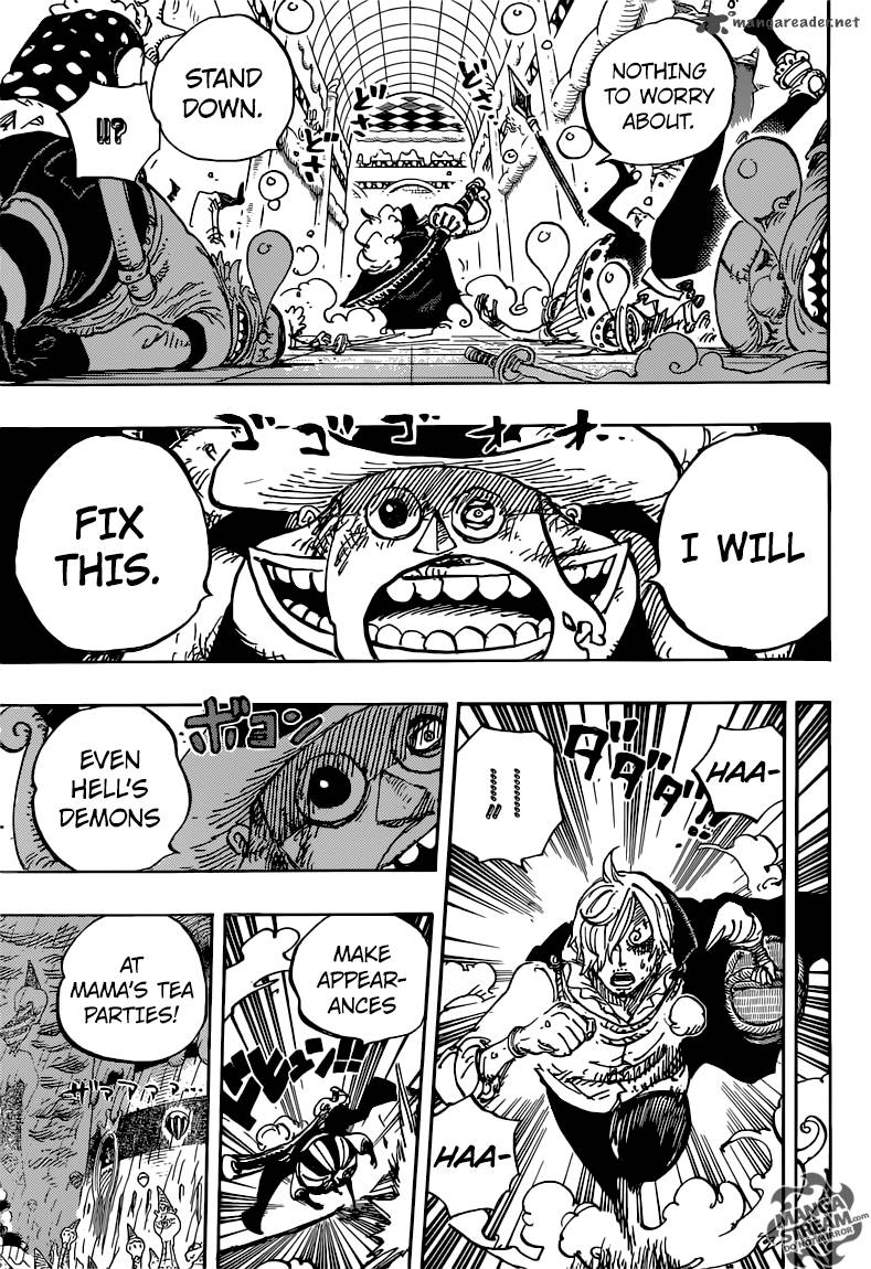One Piece Manga Chapter 855 page 3 - Gugyurururu!!!