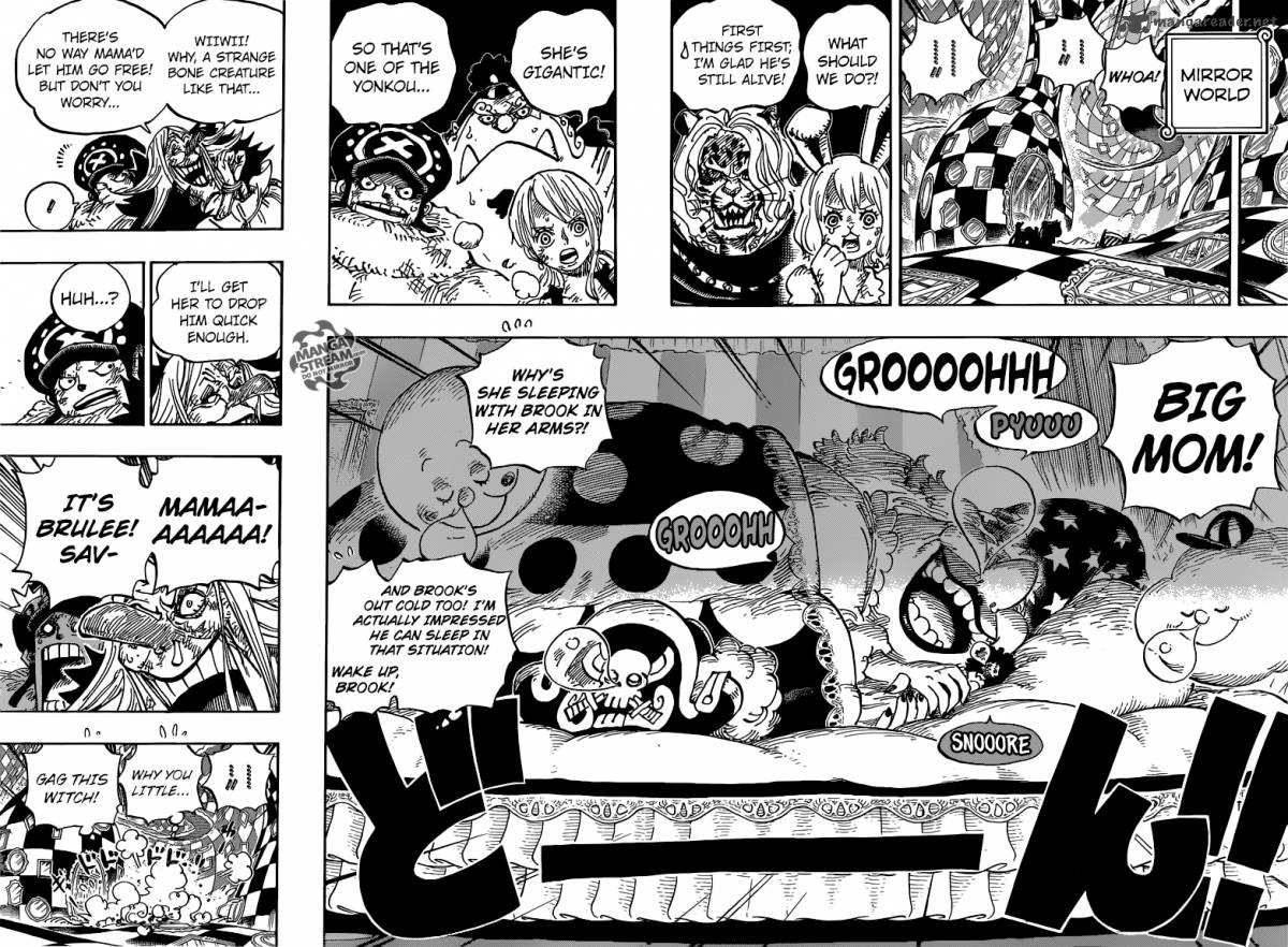 One Piece Manga Chapter 855 page 4 - Gugyurururu!!!