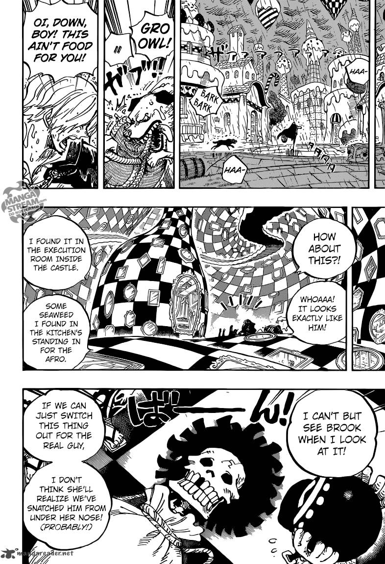 One Piece Manga Chapter 855 page 7 - Gugyurururu!!!