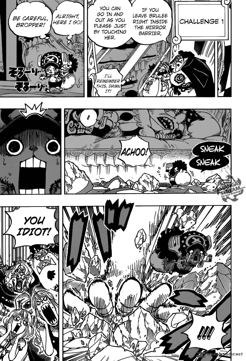 One Piece Manga Chapter 855 page 8 - Gugyurururu!!!