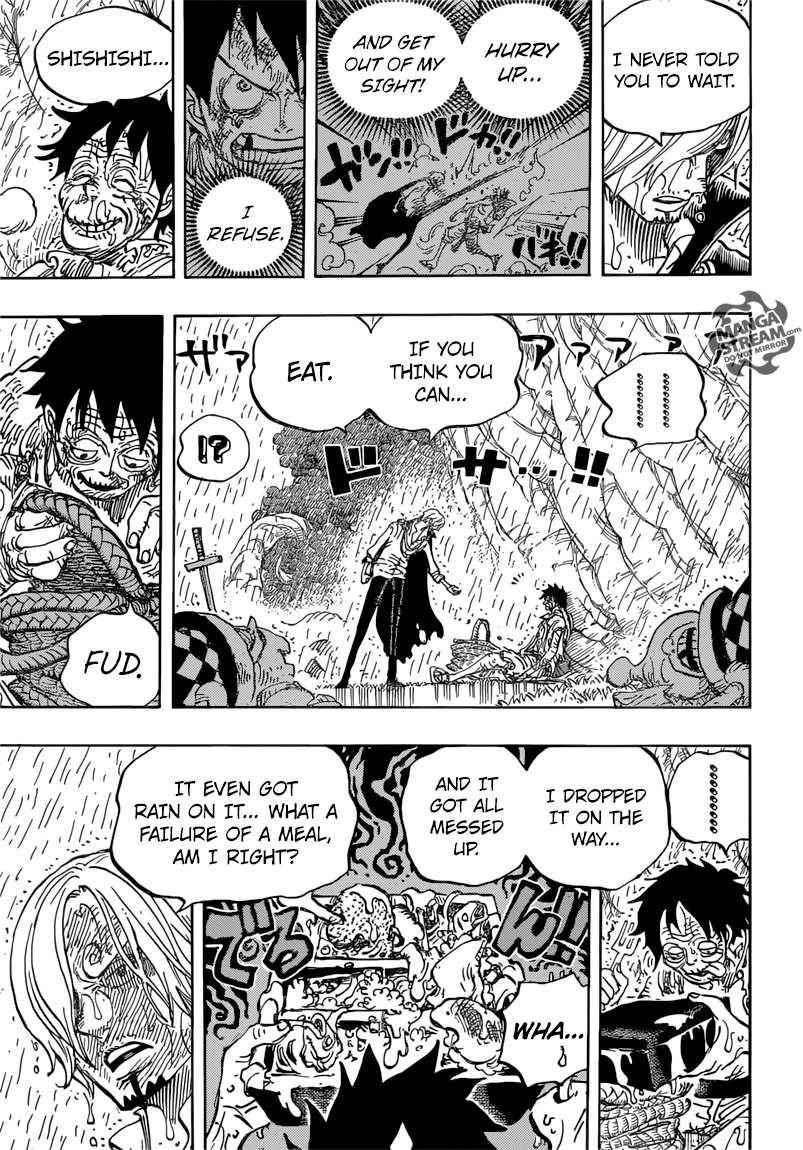 One Piece Manga Chapter 856 page 9 - Liar
