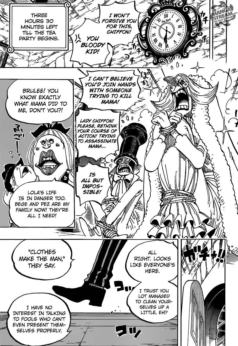 One Piece Manga Chapter 858 page 12 - Meeting