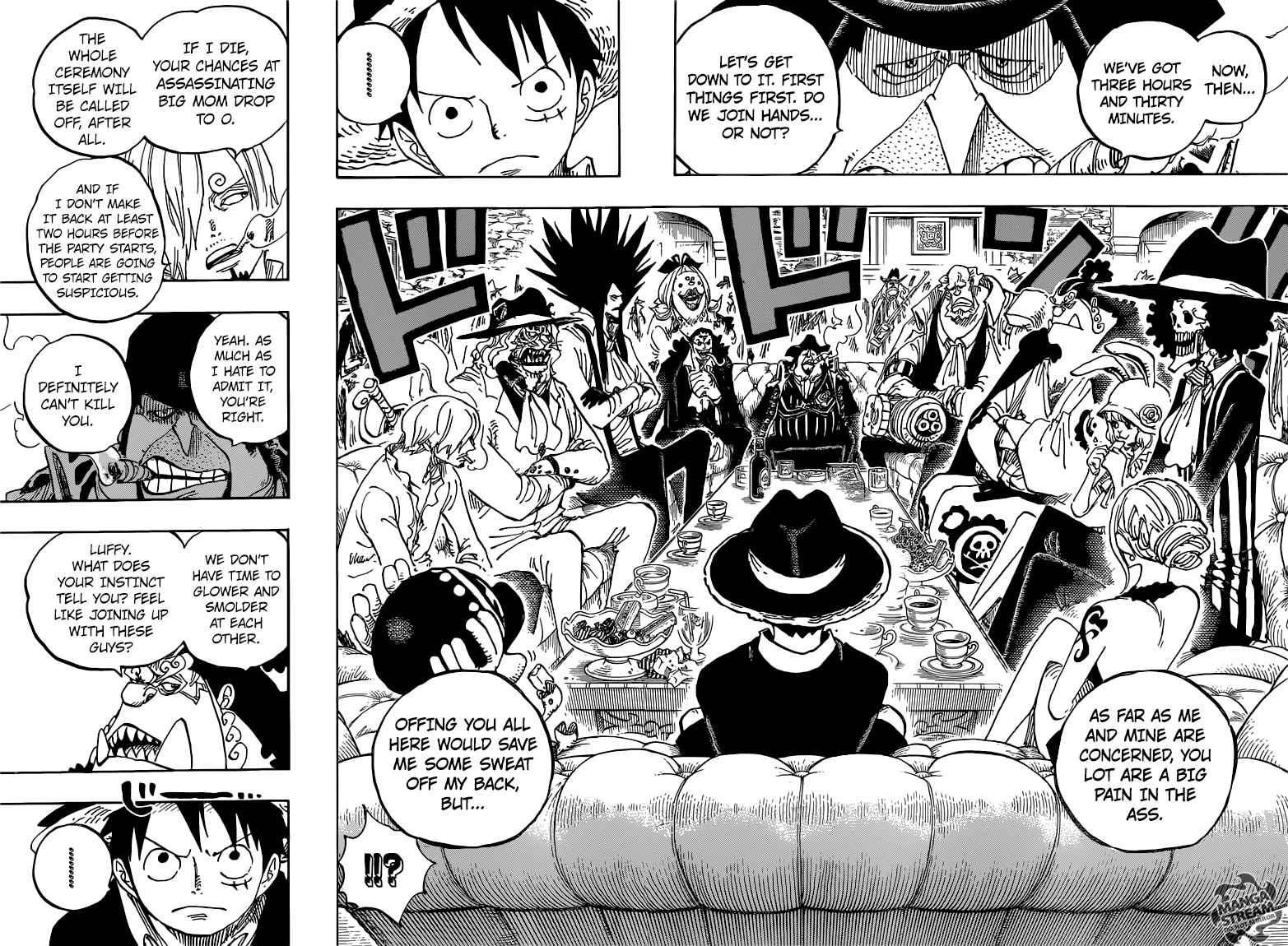 One Piece Manga Chapter 858 page 13 - Meeting