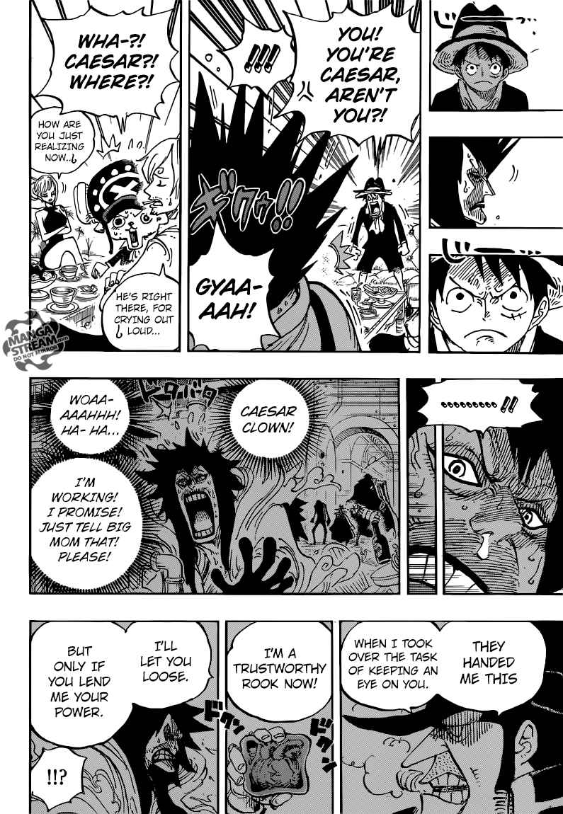 One Piece Manga Chapter 858 page 14 - Meeting
