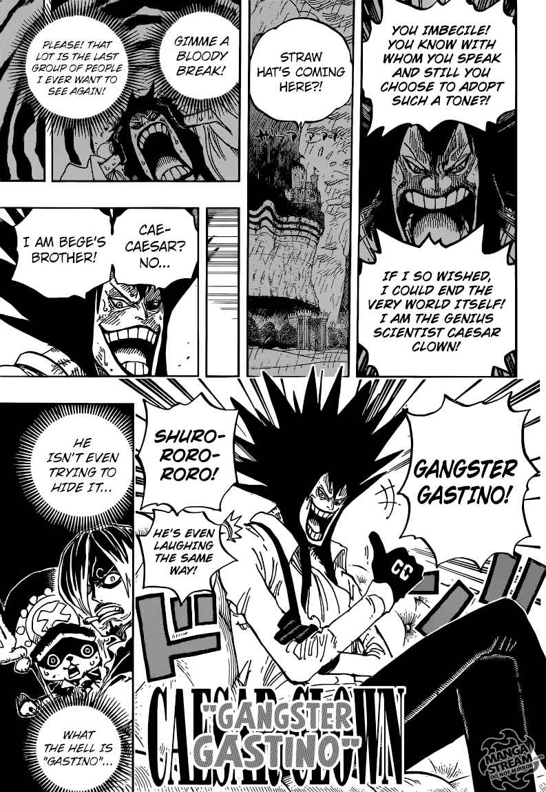 One Piece Manga Chapter 858 page 15 - Meeting
