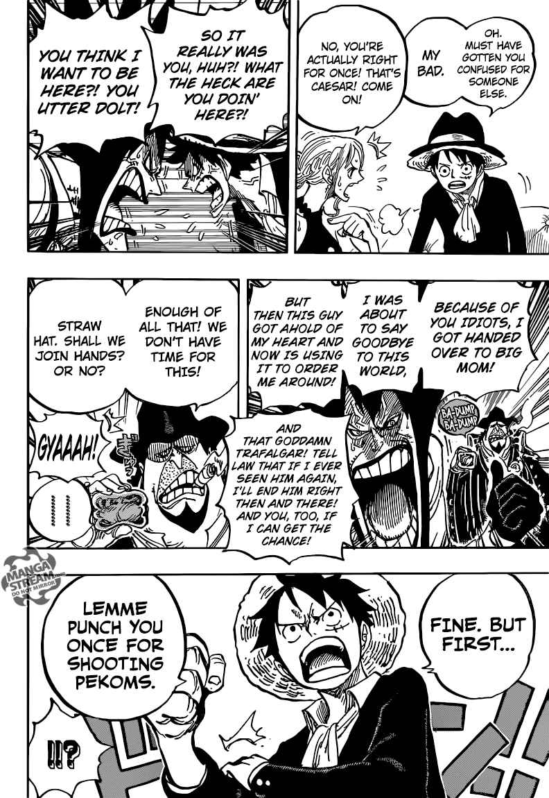 One Piece Manga Chapter 858 page 16 - Meeting