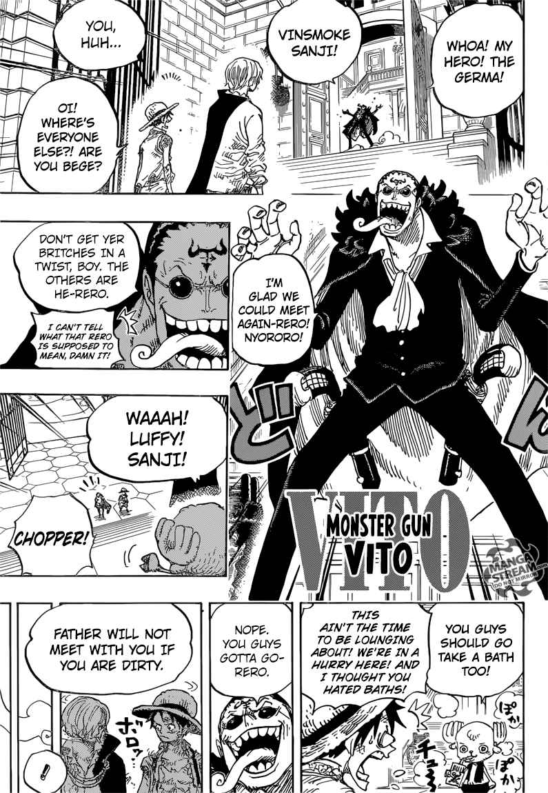 One Piece Manga Chapter 858 page 6 - Meeting