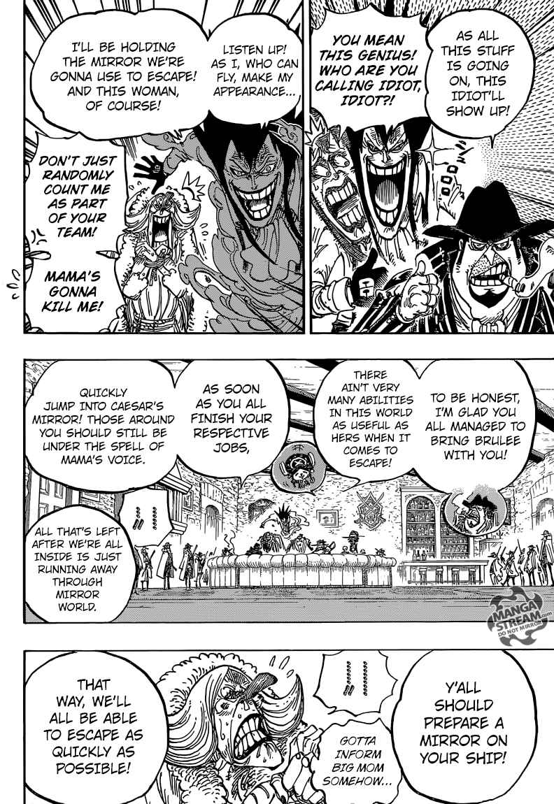 One Piece Manga Chapter 859 page 11 - Emperor Assassination Plan